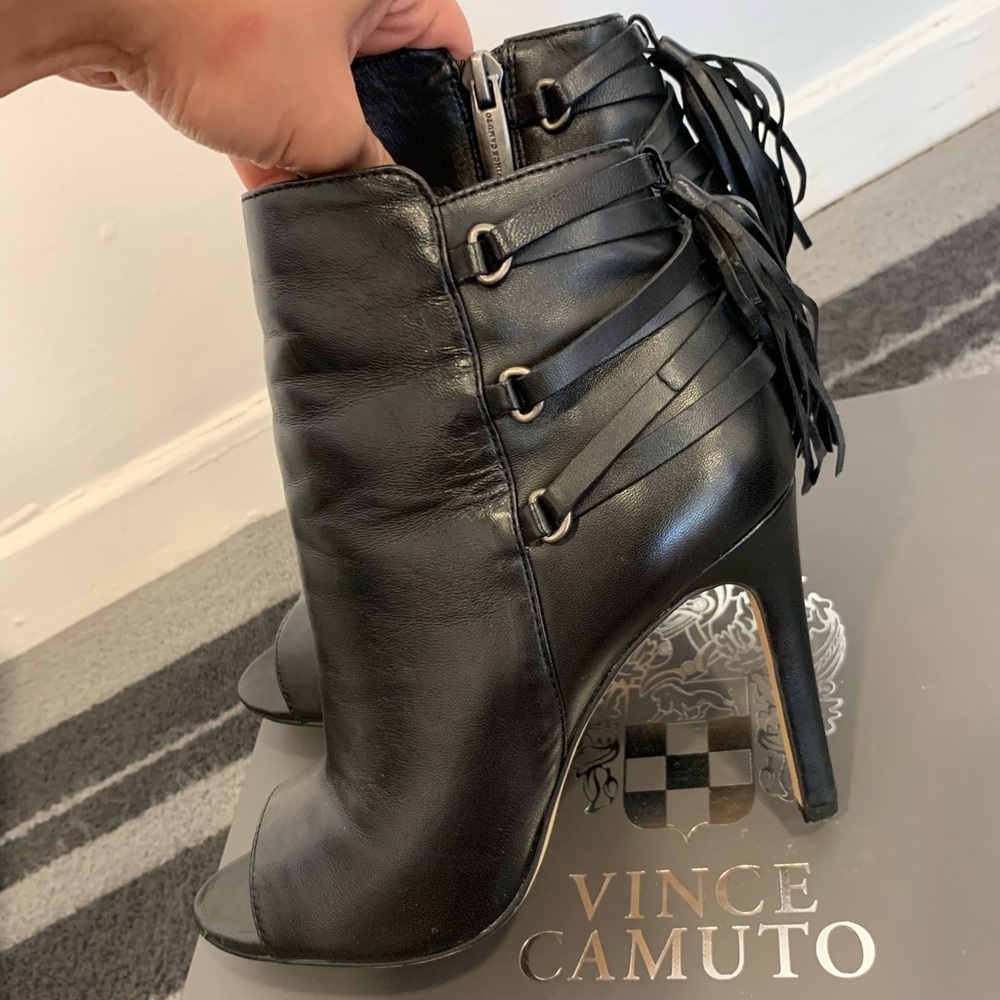 Black Ankle Heels
